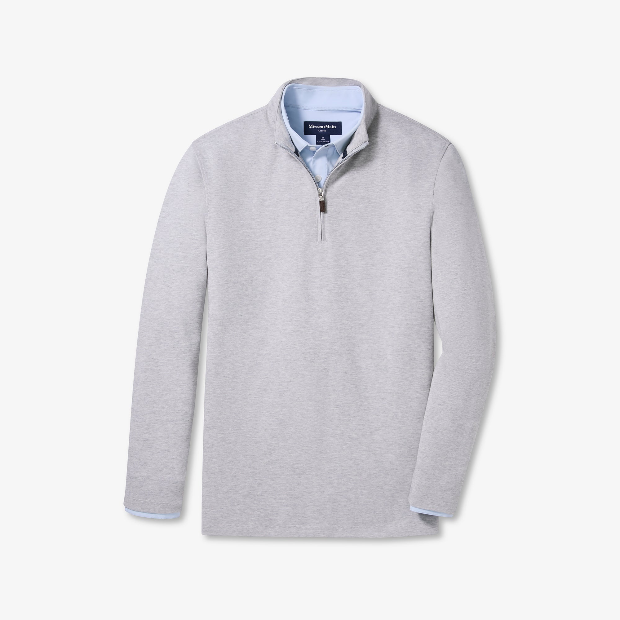 KPI Quarter Zip - Light Gray Heather