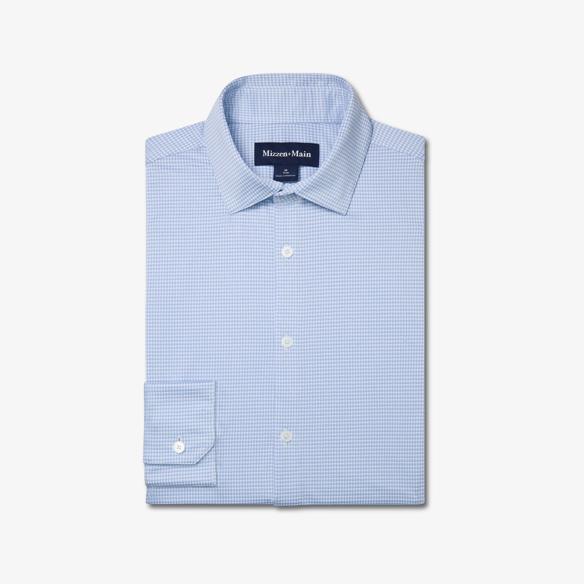 Halyard Dress Shirt Cloud Blue Peter Gingham