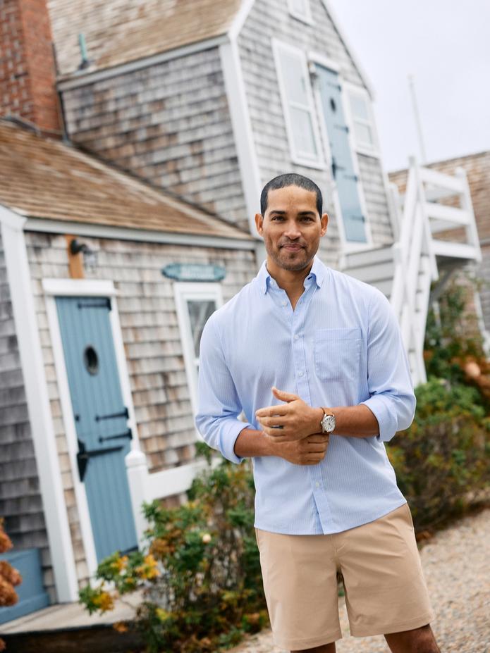 Mizzen man looking great at a photo shoot.