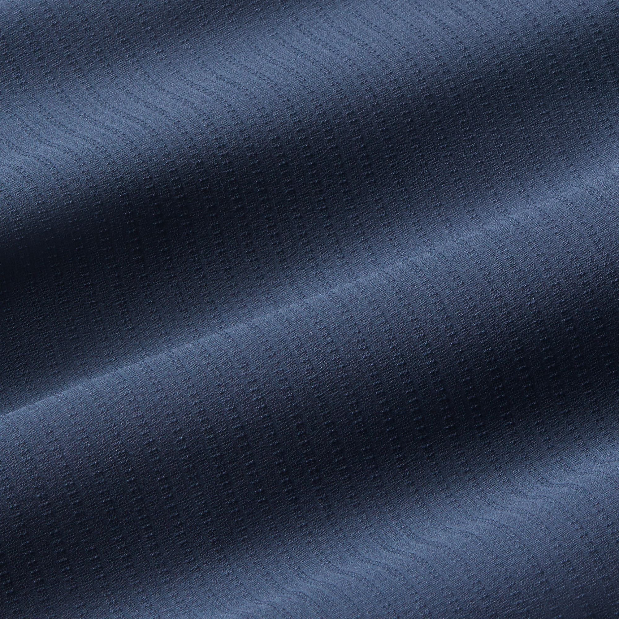 Close-up of dark blue textured fabric