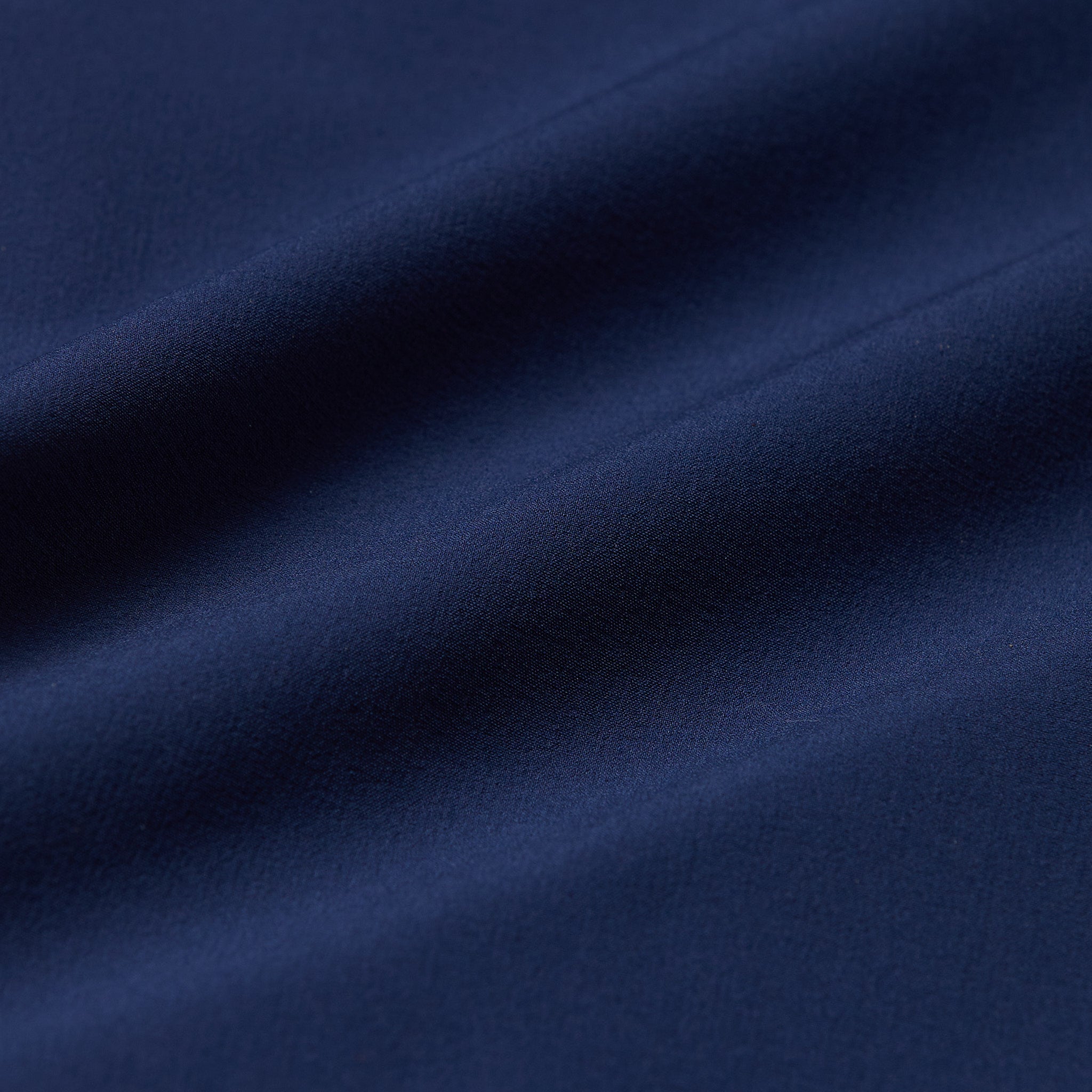Close-up of navy fabric