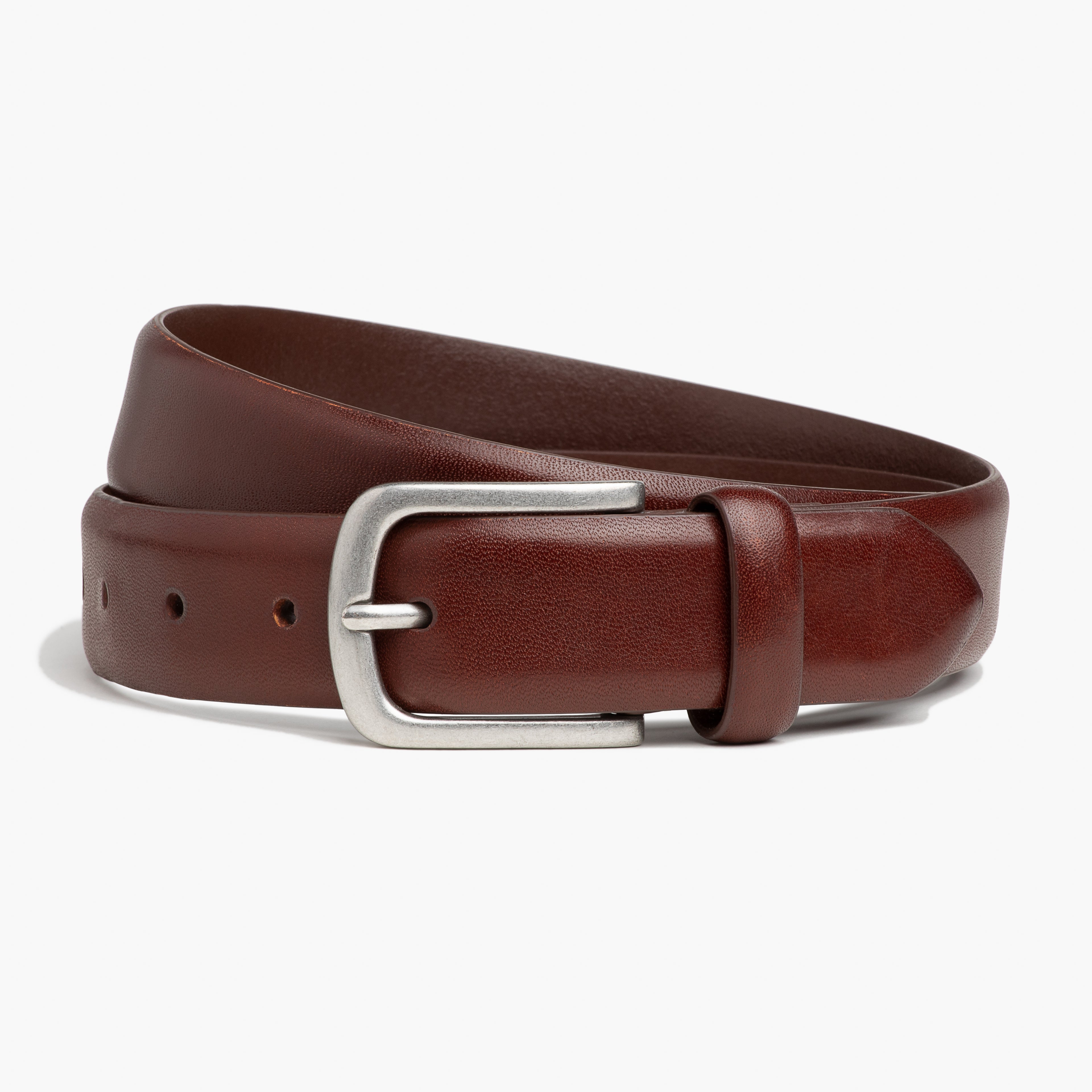 Leather Belt Brown Solid