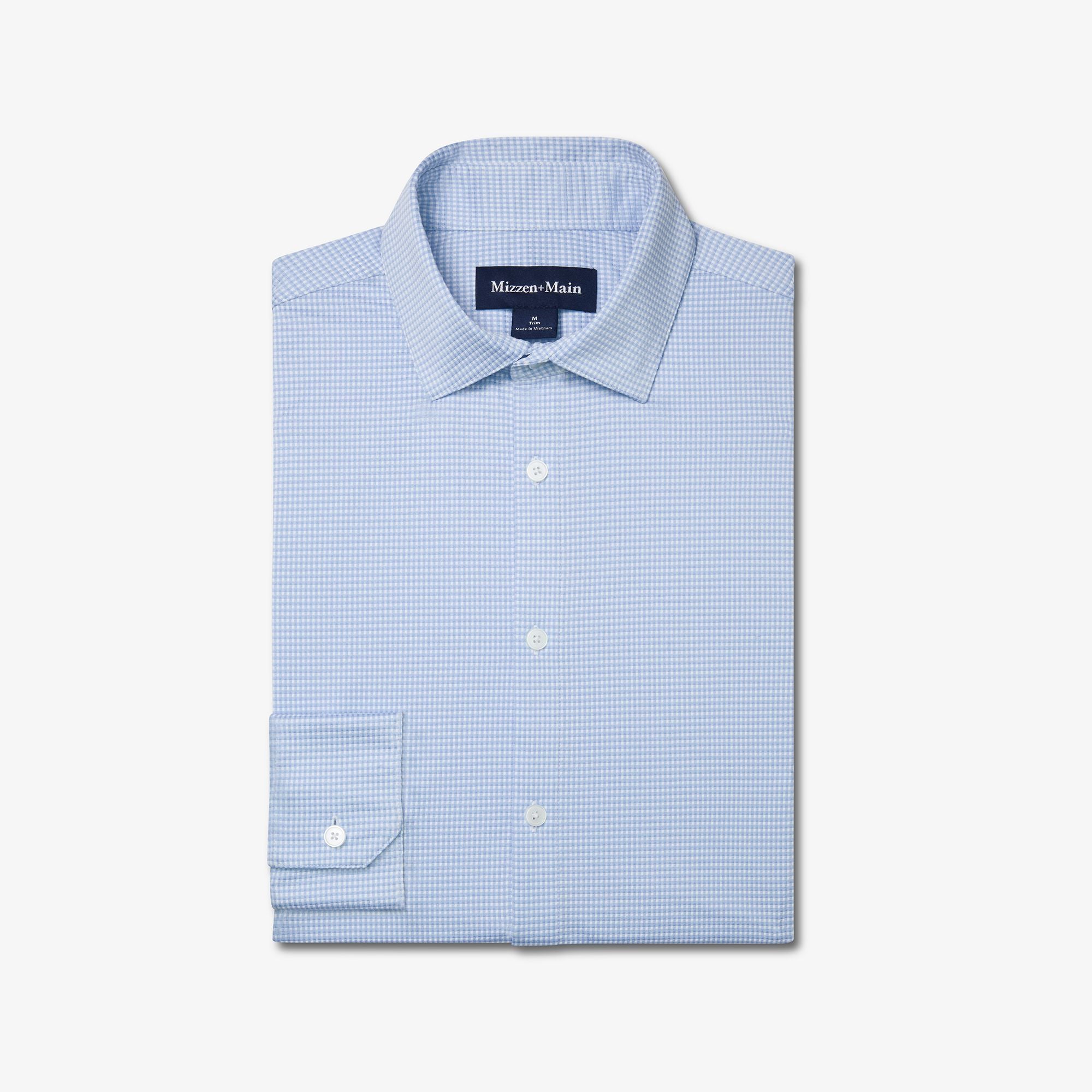 Halyard Dress Shirt - Cloud Blue Peter Gingham