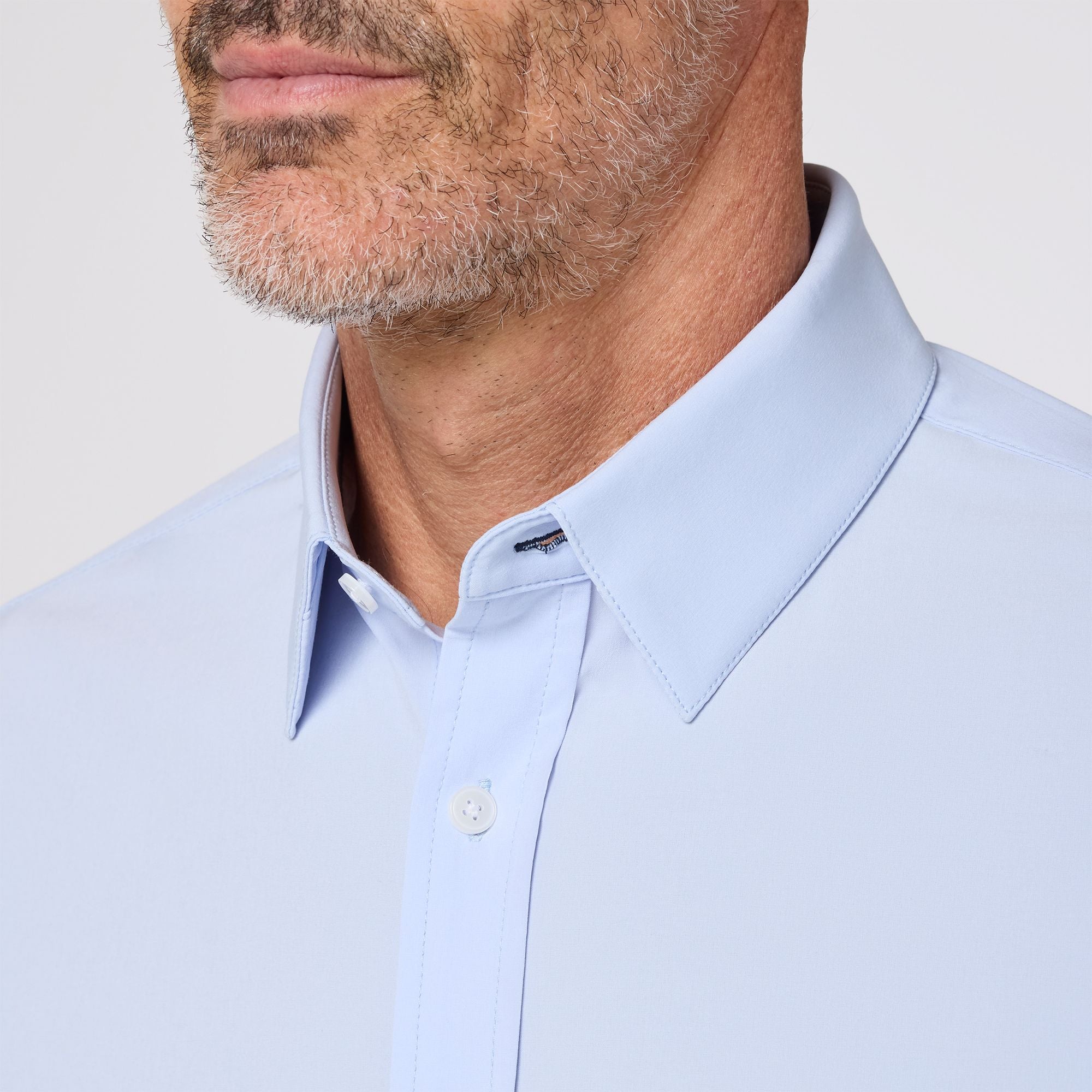 Leeward Formal Dress Shirt Light Blue Solid