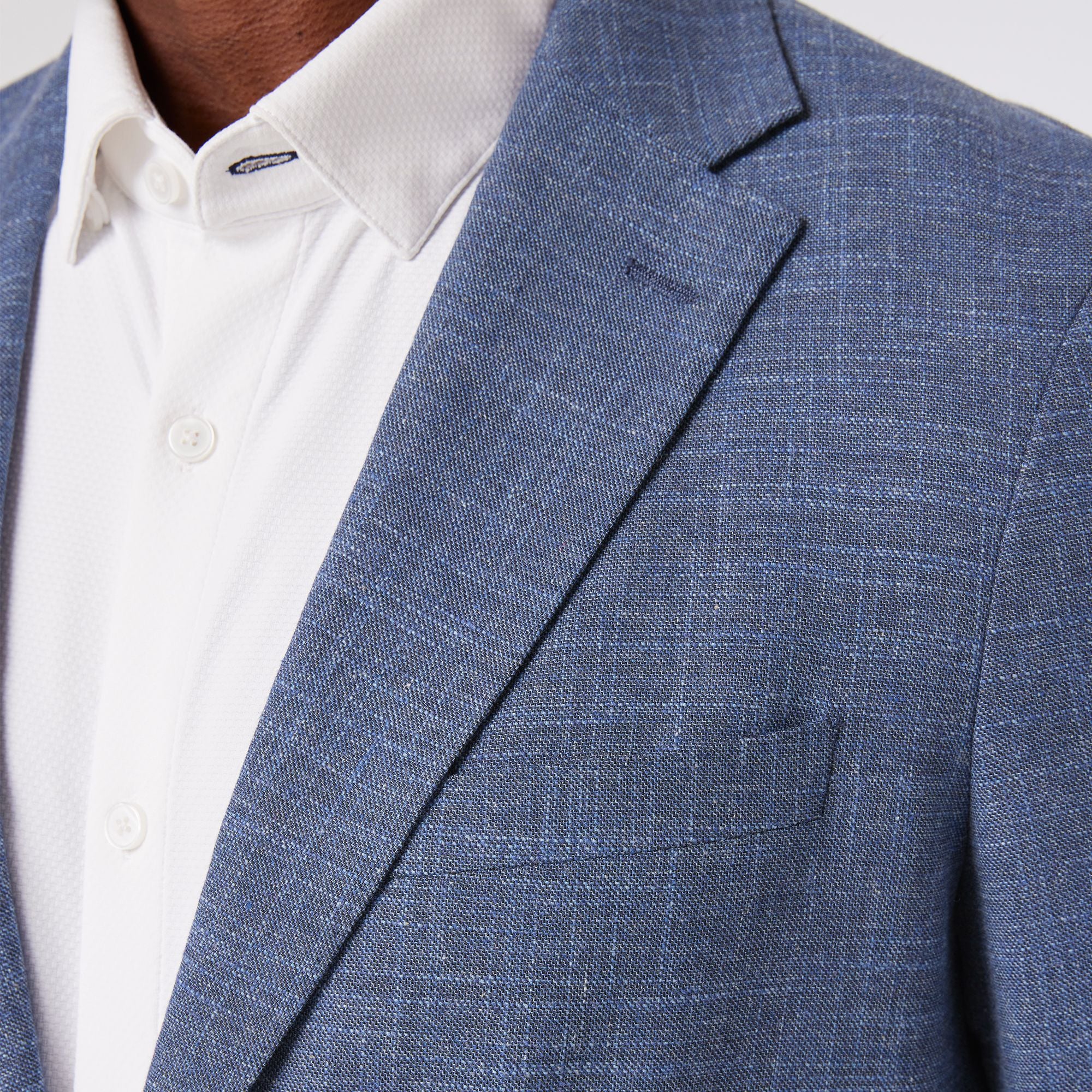 Fresco Lightweight Suit Jacket Coastal Fjord Heather