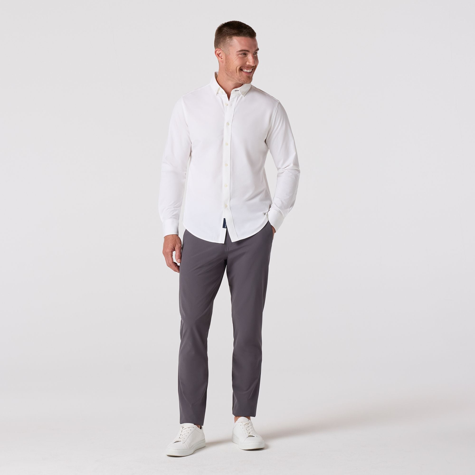 Helmsman Chino Pant Charcoal Solid