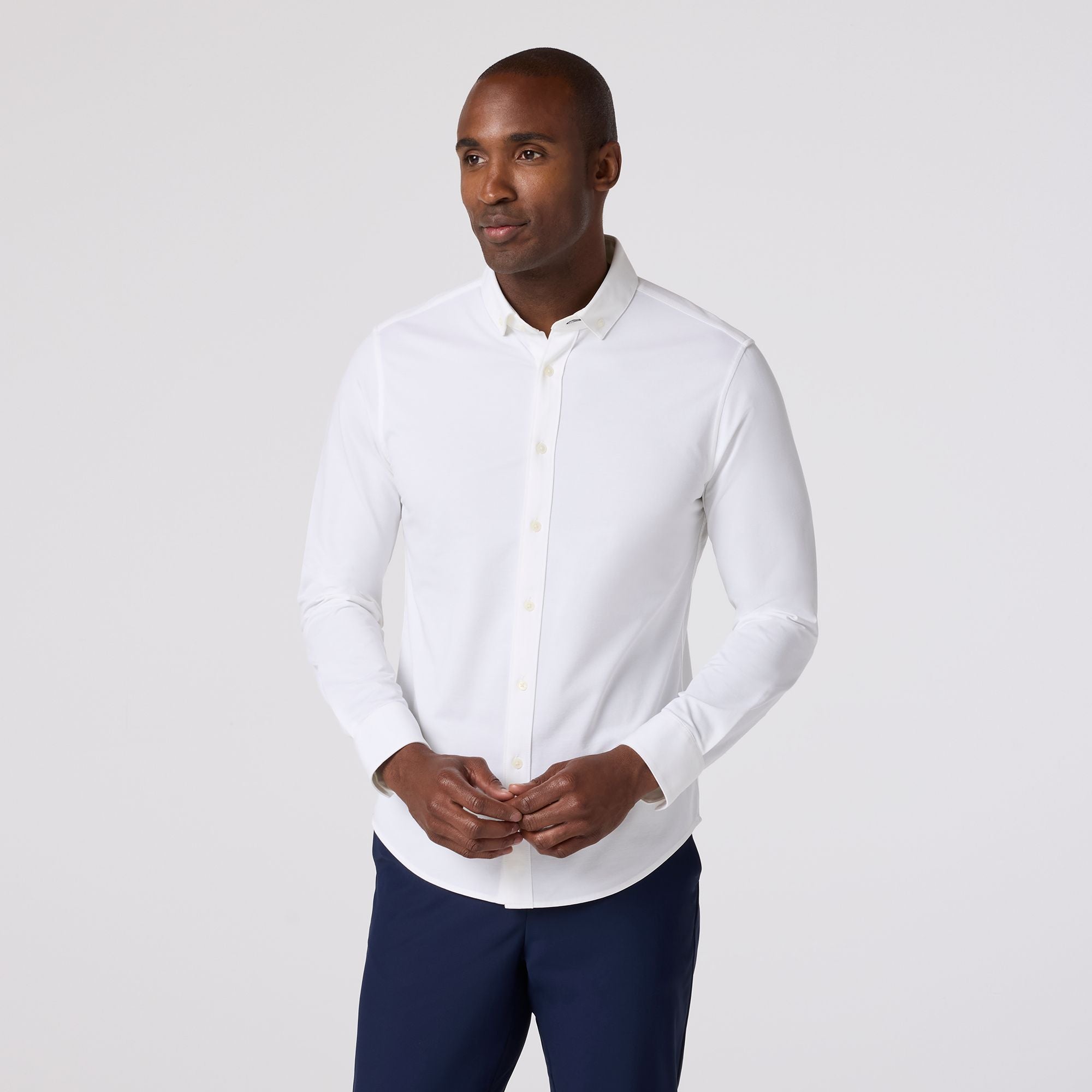 Ellis Oxford White Solid