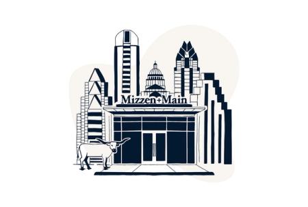 Mizzen and Main storefront.