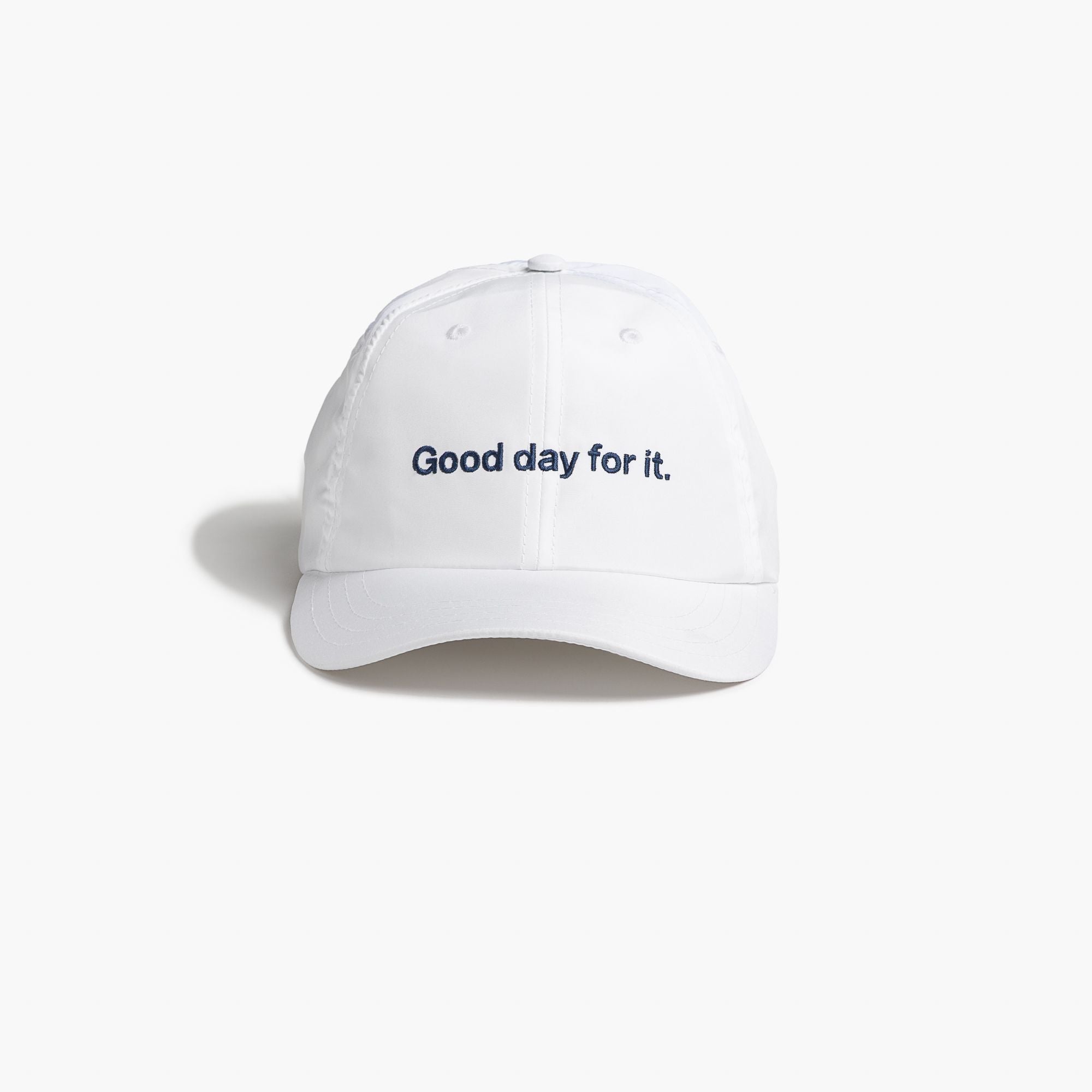 Good day for it. Hat - White Solid