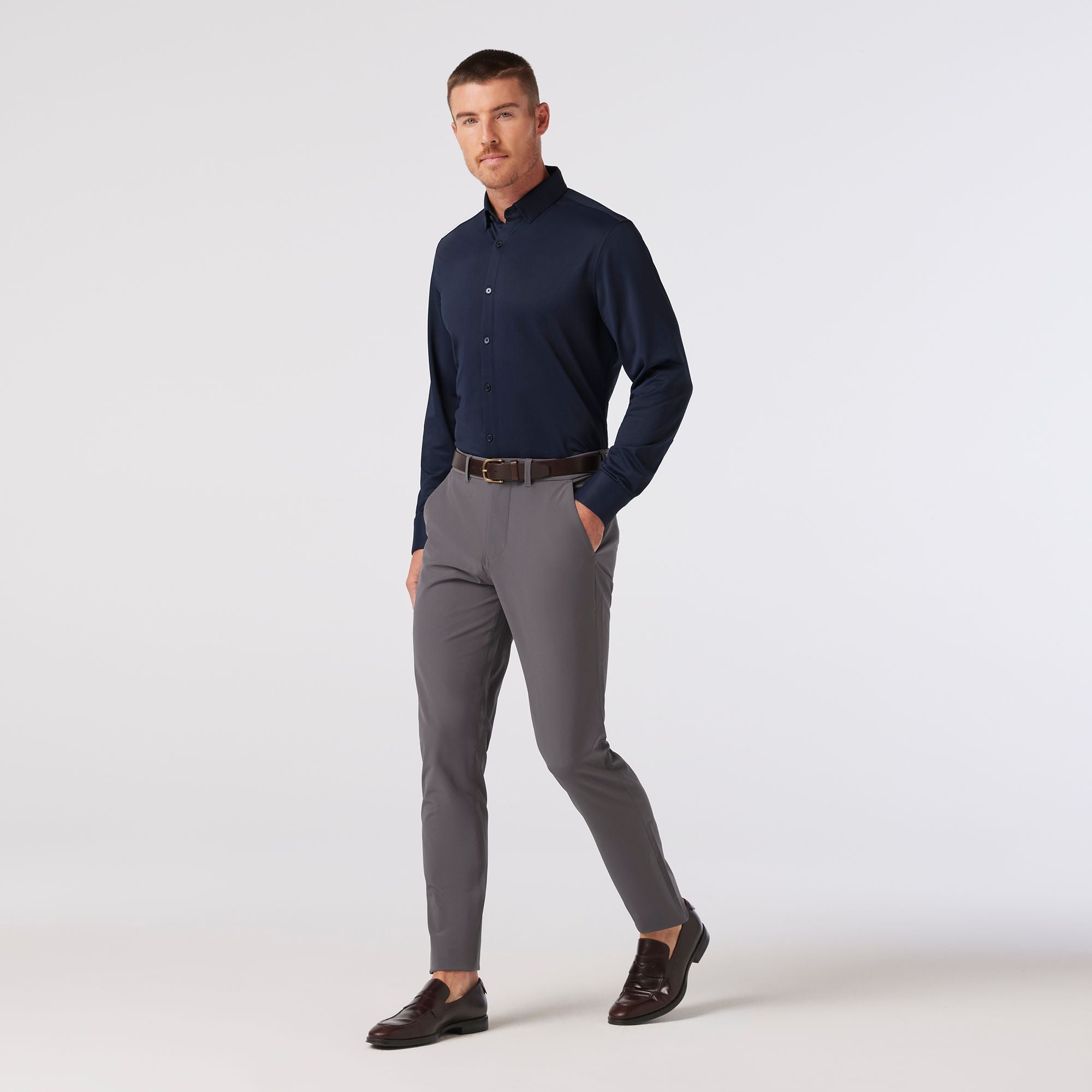 Halyard Dress Shirt Navy