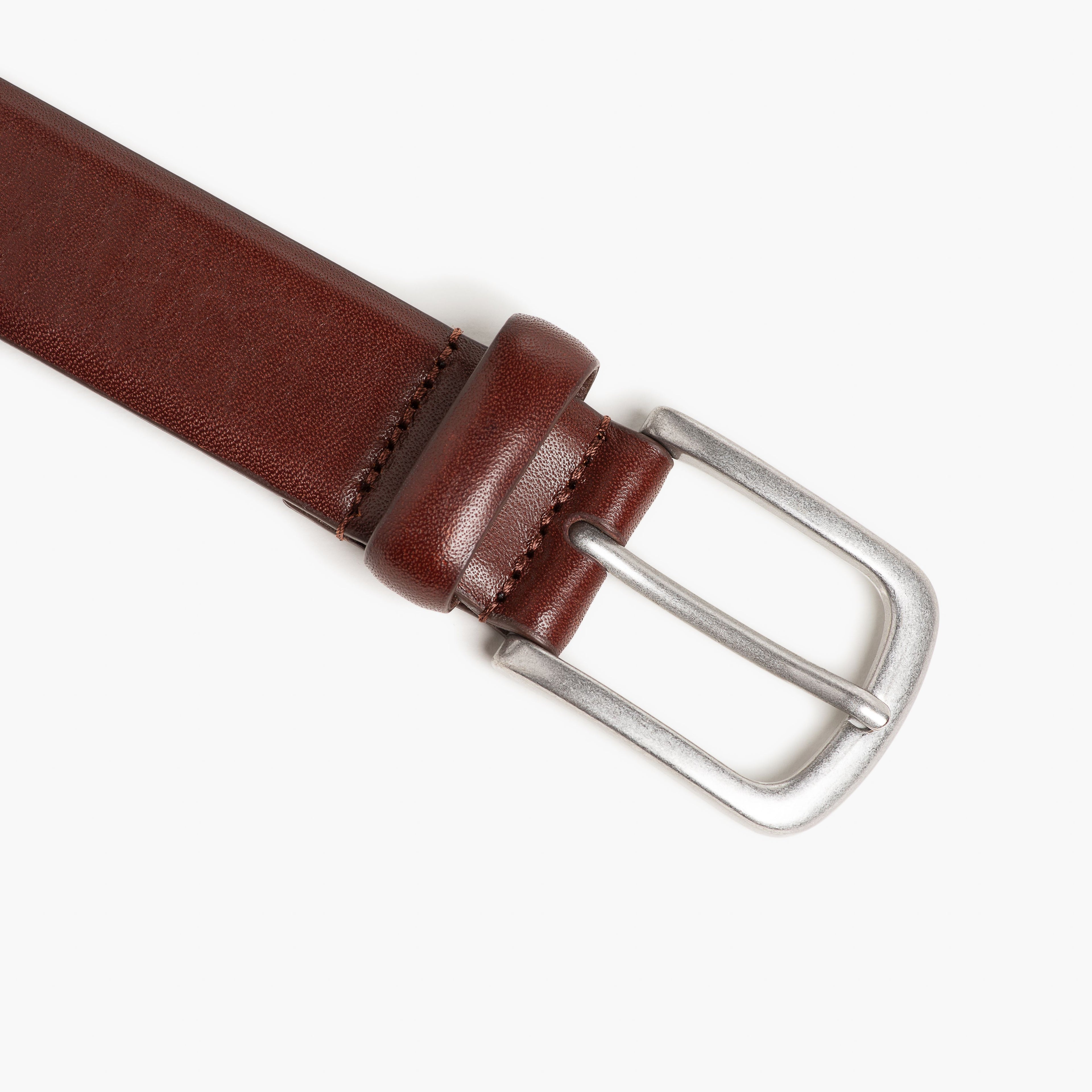 Leather Belt Brown Solid
