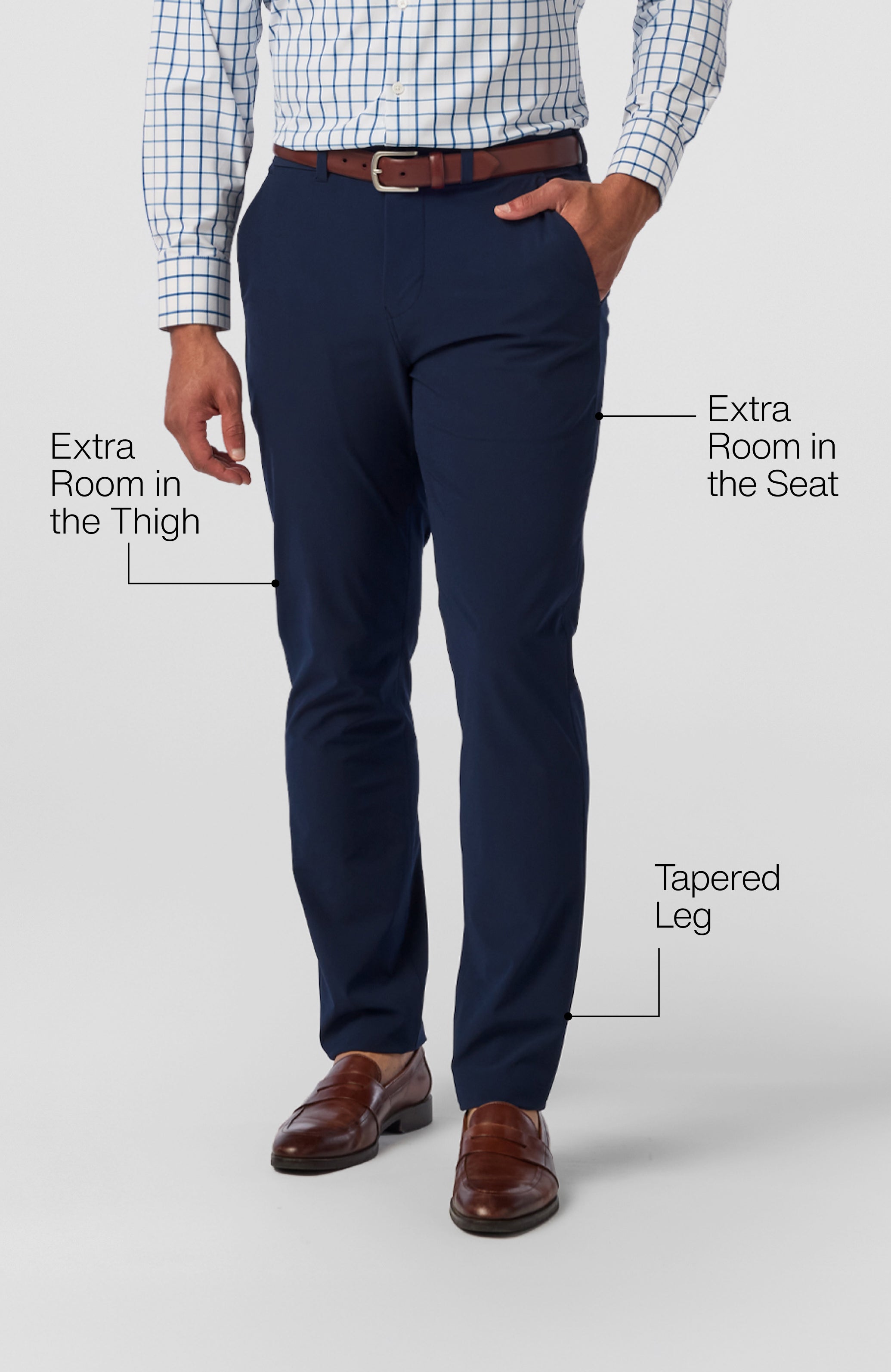 Helmsman Athletic Fit Chino Pant Navy