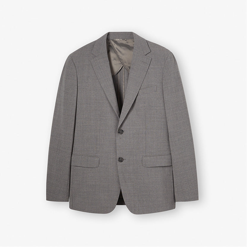 Fresco Suit Jacket - Nickel Heather