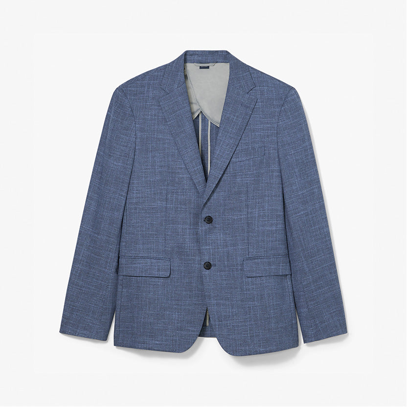 Lightweight Fresco Suit Jacket - Coastal Fjord Heather
