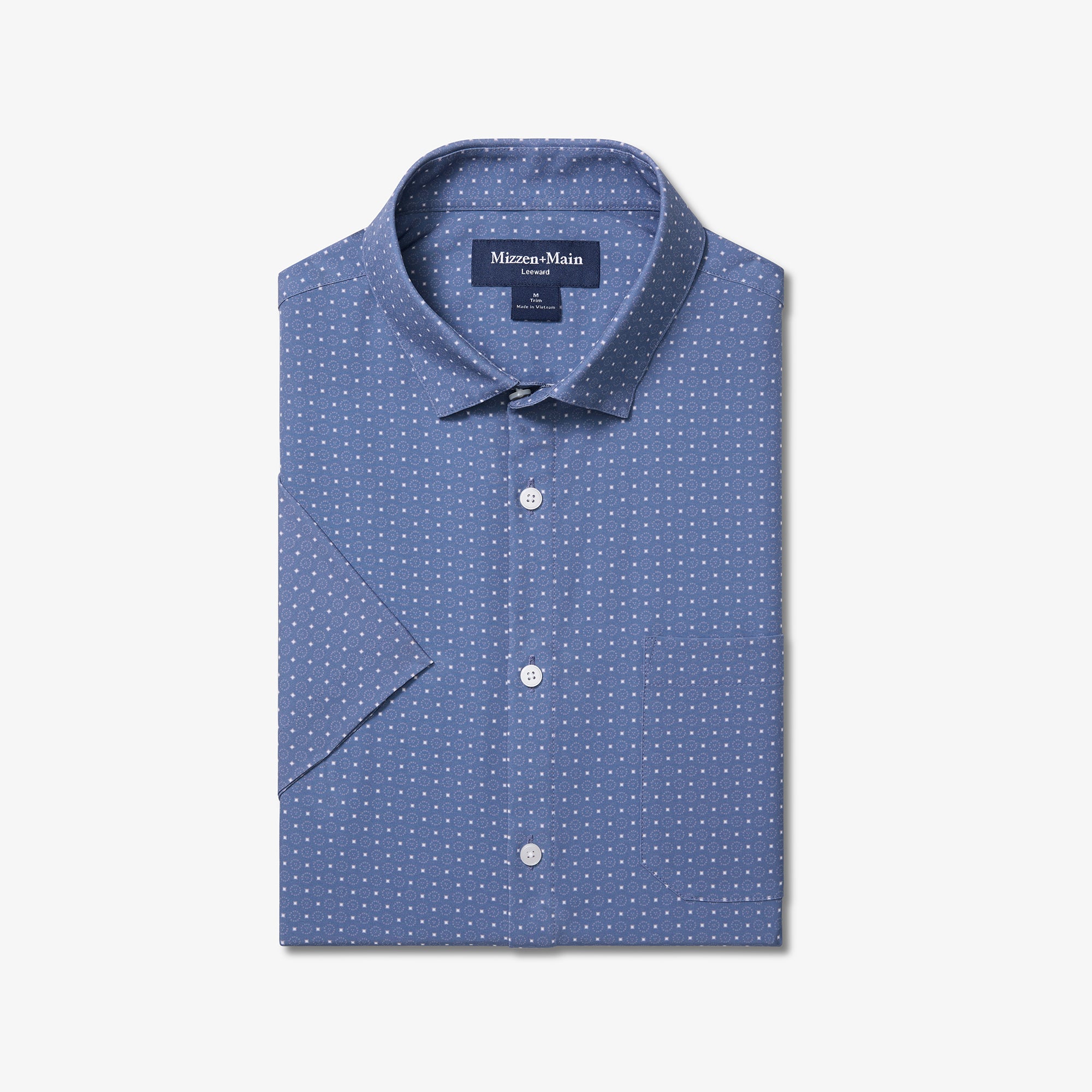 Leeward Short Sleeve - Coastal Fjord Medallion Print