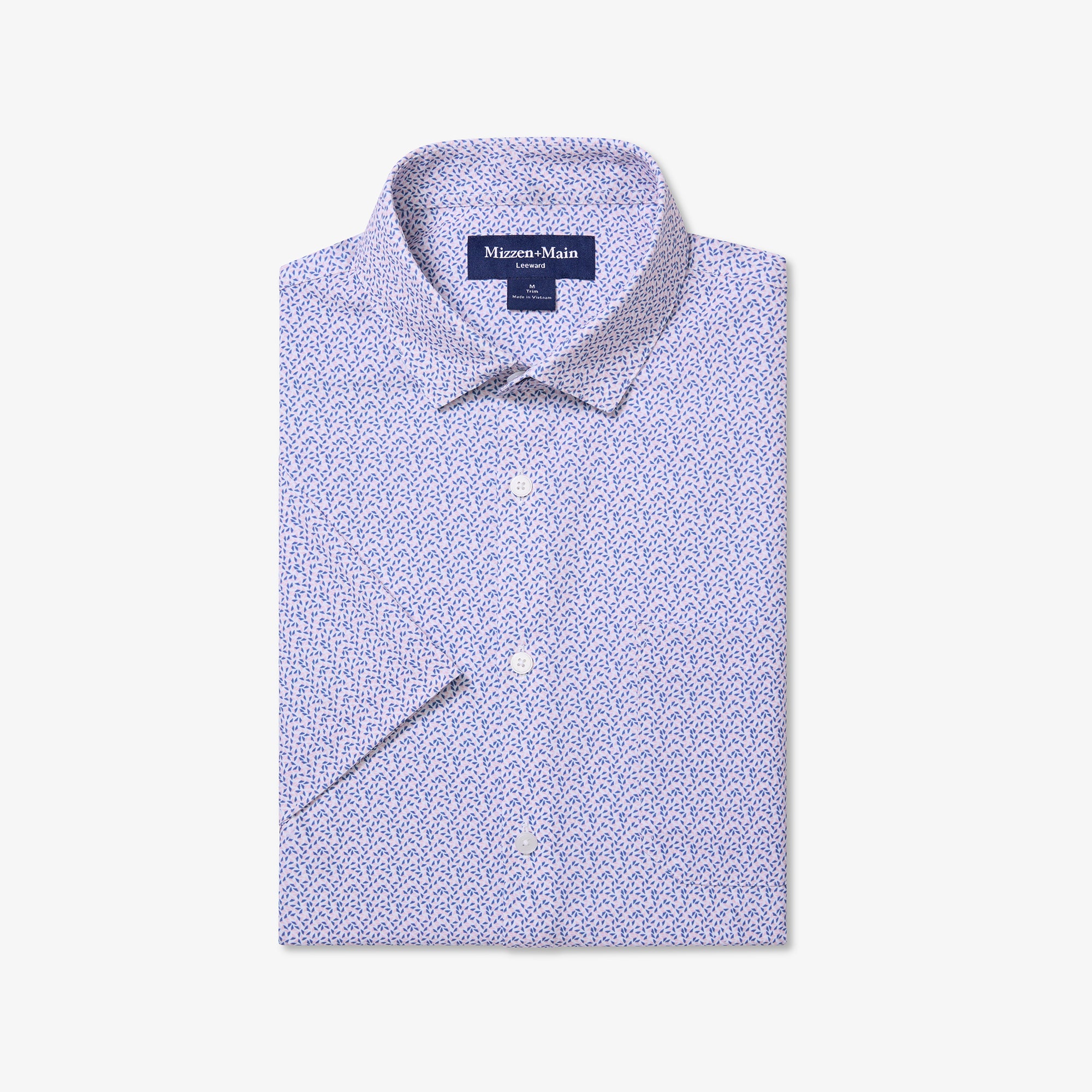 Leeward Short Sleeve - Pink Salt Retro Boomerang